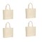 Multipack Heavy Canvas Twill Convention Bag | Reusable Blank Party Favor Tote Bags for Daily Use | Raheev®